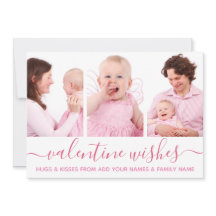 バレンタインデーが家族の写真を願う