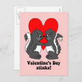 バレンタインデーが臭い シーズンポストカード (正面/裏面)