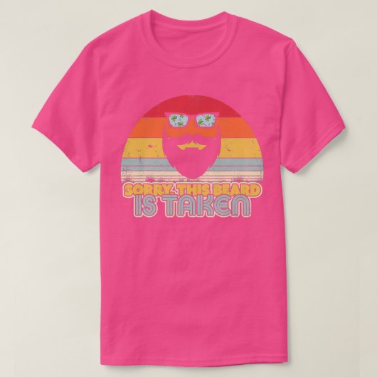 バレンタインデーこの髭を気の毒に Tシャツ (デザイン正面)