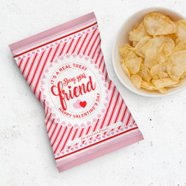 バレンタインデーこれはトリートチップバッグラッパー チラシ