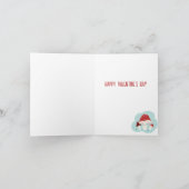 バレンタインデーだから私のハートカード サンキューカード (内部)