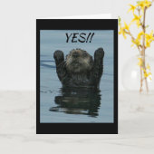 バレンタインデーだ*その意味はわかるだろ?* カード (黄色い花)