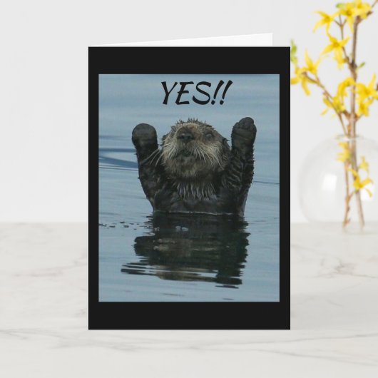 バレンタインデーだ*その意味はわかるだろ?* カード (黄色い花)