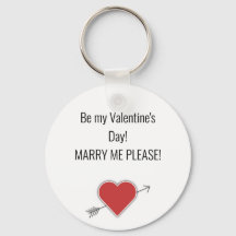 バレンタインデーだ！結婚して下さい！キーホルダー