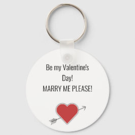 バレンタインデーだ！結婚して下さい！キーホルダー キーホルダー