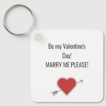 バレンタインデーだ！結婚して下さい！キーホルダー