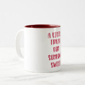 バレンタインデーちょっとおごり ツートーンマグカップ (正面左)