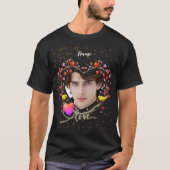 バレンタインデーとカナリバード Tシャツ (正面)