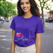 バレンタインデーとカナリバード Tシャツ