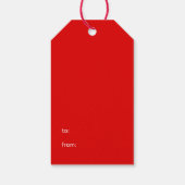 バレンタインデーとハートを愛する書道 ギフトタグ (裏面)