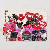 バレンタインデーと呼ばれる子犬の恋 シーズンカード (正面/裏面)