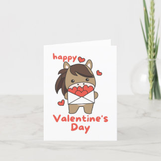 バレンタインデーにおかわいい馬 シーズンカード