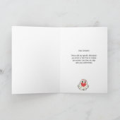 バレンタインデーにおすすめの「私の大切な人へ」折りたましカード カード (内部)