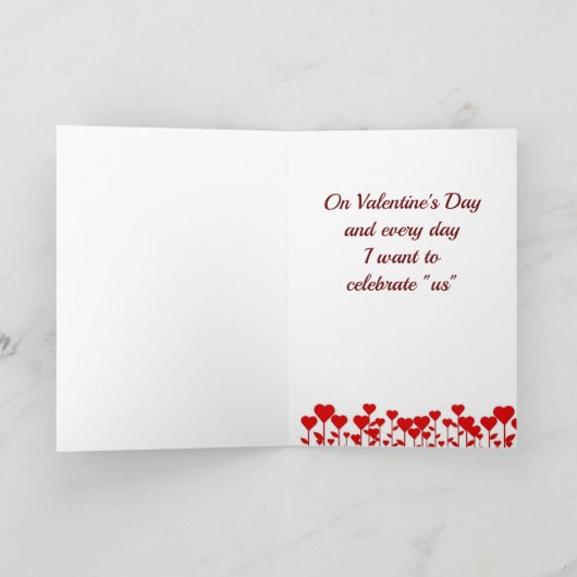 バレンタインデーにおもしろいを愛して シーズンカード (内部)