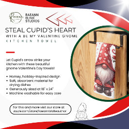 バレンタインデーにお願いよ！小人のキッチンタオル キッチンタオル