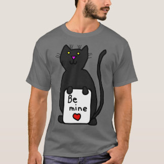 バレンタインデーにかわいい猫 Tシャツ