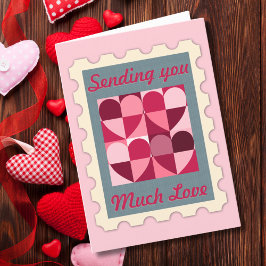 バレンタインデーにたくさんの愛を送る切手 ヴァレンタインデー シーズンカード