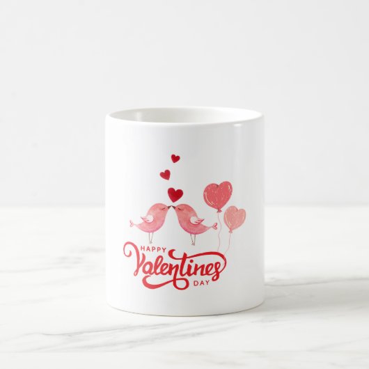 バレンタインデーには愛が溢れ❤️る コーヒーマグカップ (中央)