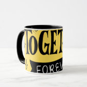 バレンタインデーには、カップが無限の愛に鳴る マグカップ (正面左)