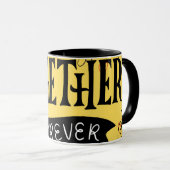 バレンタインデーには、カップが無限の愛に鳴る マグカップ (正面右)