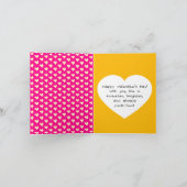 バレンタインデーにぴったりな梨のカップル シーズンカード (内部)