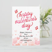 バレンタインデーにぴったりの贈り物 招待状 (スタンド正面)