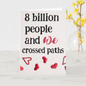 バレンタインデーにふさわしい カード (黄色い花)