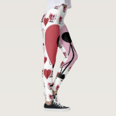 バレンタインデーにステッキのフィギュアが手に レギンス (右)