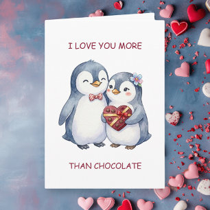 バレンタインデーにチョコより大好き Valentine's Day カード