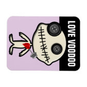 バレンタインデーにピンを突き刺して終わらせる マグネット (横)