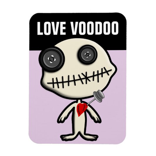 バレンタインデーにピンを突き刺して終わらせる マグネット (縦)