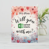 バレンタインデーに一緒にシーツを広げてくれる？ シーズンカード (スタンド正面)