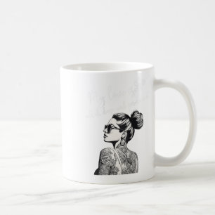 バレンタインデーに入れ墨をした女性独身のたち コーヒーマグカップ