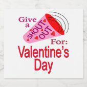 バレンタインデーに大声で叫ぶ ビールラベル (シングルラベル)