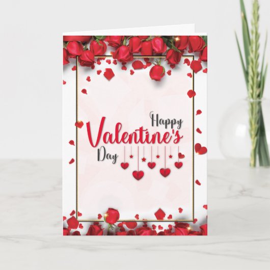 バレンタインデーに妻へ シーズンカード (正面)