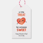 バレンタインデーに少しお祝い ギフトタグ (正面)