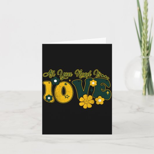 バレンタインデーに必要なのは10の愛ユーモア 私 カード (正面)