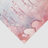 バレンタインデーに恋をするバレンタインピンクのハート 薄葉紙 (詳細)