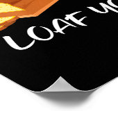 バレンタインデーに捧ぐ 面白いダジャレ I Loaf You ポスター (角)