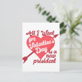 バレンタインデーに欲しいのは新しい社長だけだ ポストカード (スタンド正面)