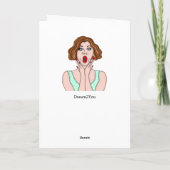 バレンタインデーに独り？私もよ！ カード (裏面)