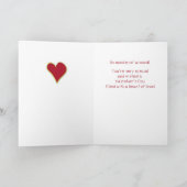 バレンタインデーに登場するゴド娘かわいいサル シーズンカード (内部)