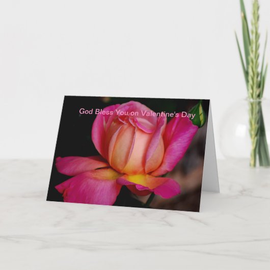 バレンタインデーに神様が祝福 シーズンカード (正面)