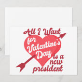 バレンタインデーに私が望むのは新しい大統領だけ シーズンカード (正面/裏面)