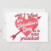 バレンタインデーに私が望むのは新しい大統領 シーズンカード (正面)