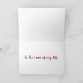 **バレンタインデーに私の人生の愛** シーズンカード (内部)