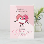 バレンタインデーに私の感覚をマスクできない シーズンカード (スタンド正面)