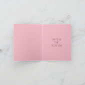 バレンタインデーに誰にでも楽しい猫のユーモアを カード (内部)