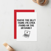 バレンタインデーに贈る、かわいい＆最高のギフト（彼・彼女へ） ノートカード (正面/裏面インサイチュ)