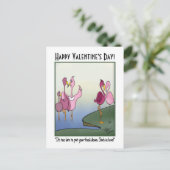 バレンタインデーに足を置く シーズンポストカード (スタンド正面)